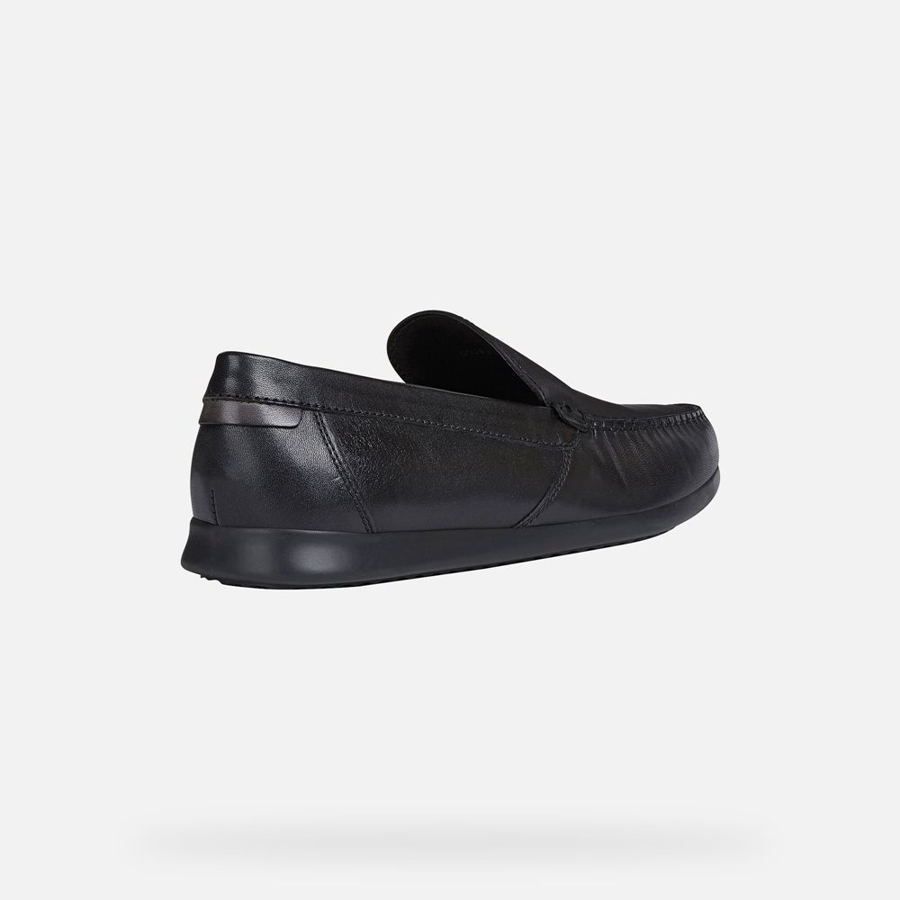 Geox Loafers Black Sile - Geox Mens Shoes - NVSCIX754